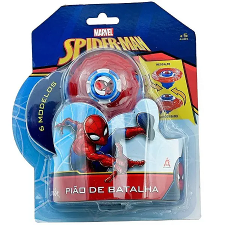Infinity Nado – Spiderman Plastic Series - Homem-Aranha - 5859 - Candide