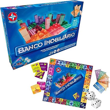 Jogo Tabuleiro Banco Imobiliário Realidade Aumentada Estrela