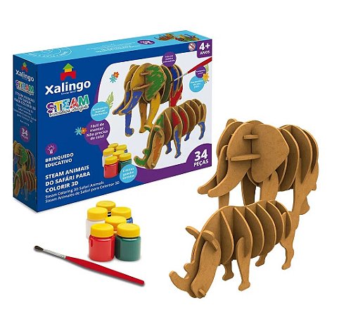 Puzzle Quebra Cabeça Monte e Pinte Animais Safari 24 Peças - Pais & Filhos  - Livraria e Papelaria Paraná, Livros, Jogos, Materiais Escolares,  Cadernos, Lápis, Caneta, Material de Escritório, Livraria em Caxias