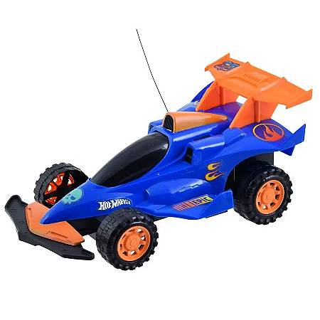 Carrinho Controle Remoto Hot Wheels - Veículo Shockwave - Azul 4563 - Real  Brinquedos