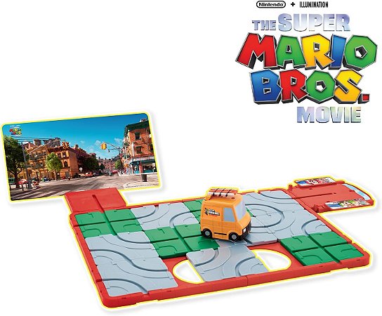 Epoch Games Super Mario Bros Route 'n GO Gioco Da Tavolo - Puzzle E Azione Per Bambini 5+