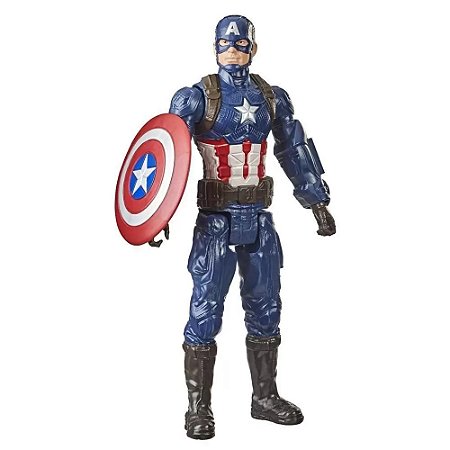 Boneco Marvel Avengers Titan Hero - Vingadores - Capitão América - F1342 - Hasbro
