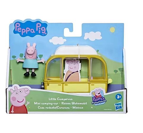 Mini Veículo - Peppa Pig - Minivan Amarela -  F2185- Hasbro