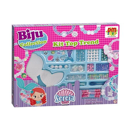 Biju Collection Kit Sereia Top Trend - DMT6537 - Dm Toys