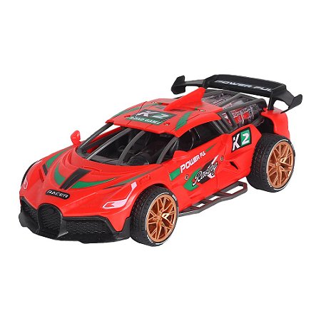Carro Fricção Racer Power - Vermelho  - DMT6689 - Dm Toys