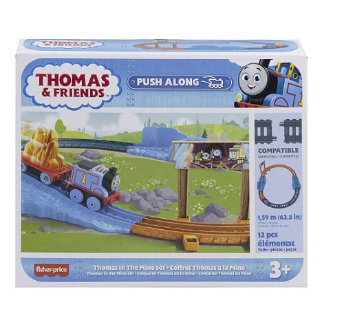 Pista Thomas e Seus Amigos - Thomas Na Mina - HJL19 - Mattel