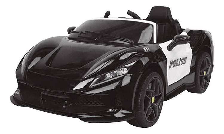 Sport Polícia 12v Carro Elétrico Esporte Luxo - 750 -  Bang Toys