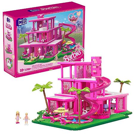 Barbie MEGA Construction  A Casa Dos Sonhos - 1795 Peças - HPH26 - Mattel