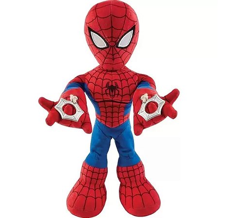 Pelúcia Homem Aranha Marvel - Balança Pela Cidade - C/ Luz e Som - HHW54 - Mattel