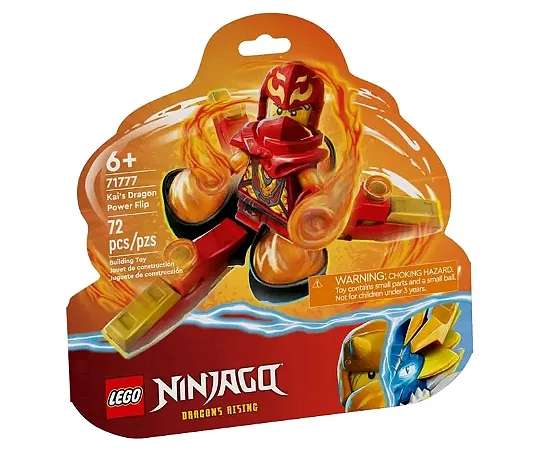 Lego Ninjago 72 peças - Giro Spinjitzu do Poder do Dragão de Kai - 71777