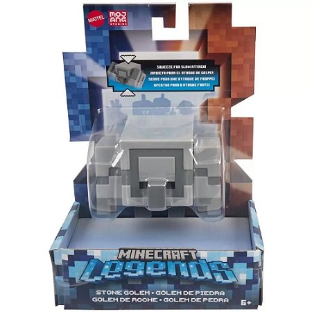 Boneco E Personagem Minecraft Legends - Golem De Pedra - GYR78 - Mattel