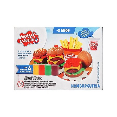 Hamburgueria Com Massa - 1400243 - Estrela - Real Brinquedos