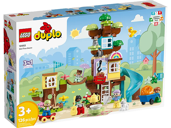 Lego Duplo 3 em 1 Casa Na Árvore - 10993 - Lego