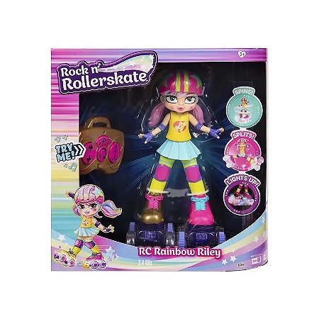 Boneca Rainbow Riley Patinadora C/ Controle Remoto - 1300 - Candide ...