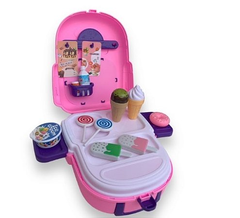 Kit Maquiagem Infantil Boneca Sorvete