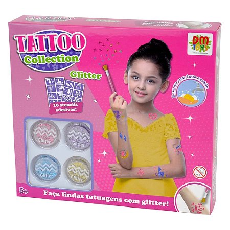 Tattoo Collection Glitter Plus - DMT6574 - Dm Toys