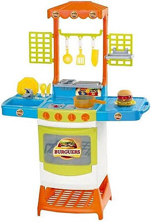 Cozinha Infantil Master Burguers - 8023 - Magic Toys