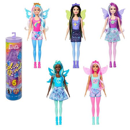 Barbie Color Reveal Boneca Galáxia Arco-Íris - HNX06 - Mattel