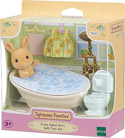 Sylvanian Families Conjunto Hora Do Banho - Menina Coelho - 5550 - Epoch