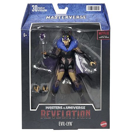 Masters Of The Universe Masterverse Figura Azione Dark-Lyn Deluxe - 19,5 Cm Con Accessori E Articolazioni Premium