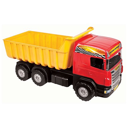 Caminhão Super Caçamba Vermelho - 5050 - Magic Toys