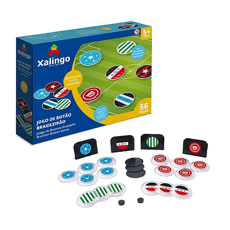Jogo de Botões Brasileirão Infantil - 7209 - Xalingo A - Real Brinquedos