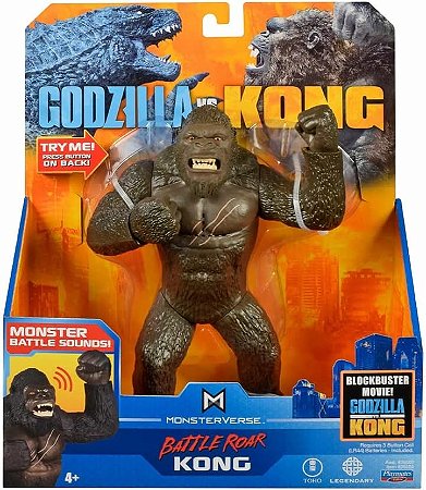 Boneco Kong 18 Cm - Filme Godzilla Vs Kong - 3551 - Sunny