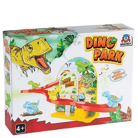 Pista Dino Park Escorregador Com Luzes e Sons - 0802 - Braskit