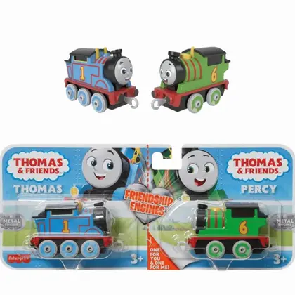 Thomas e Seus Amigos Trem Metalizado - Thomas e Percy - HMK50 - Mattel