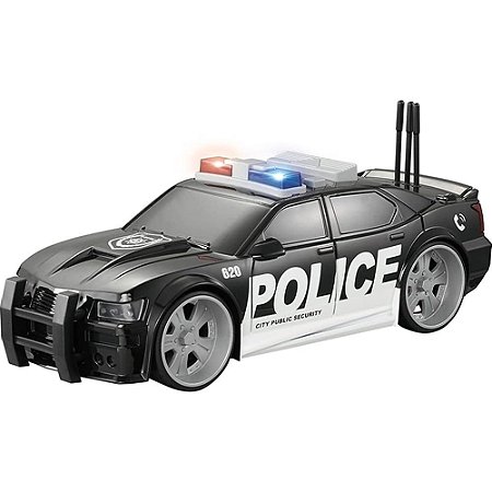 Carro De Polícia De Fricção - Luz e Som - 9269 - Zippy Toys