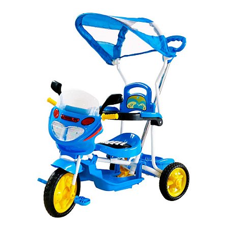 Triciclo Passeio Divertido Motoca Azul - DMT5577 - Dm Toys
