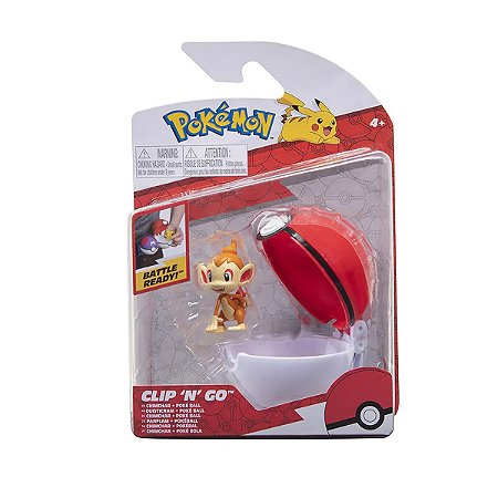 Boneco Pokémon Chimchar + Pokébola - 2606 - Sunny
