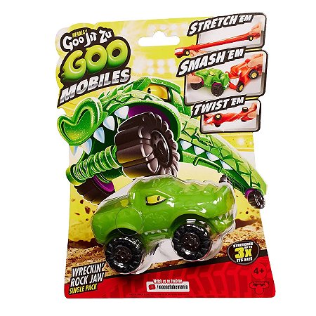 Carrinho Elástico Goo Jit Zu Goo Mobiles - Verde - 3651 - Sunny