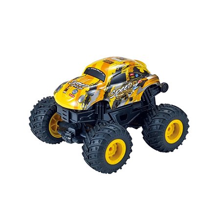 Monster Truck C/ Luz - Fricção - Amarelo - 9163 - Zippy Toys