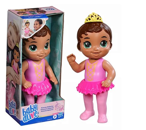 Boneca Baby Alive Doce Bailarina - Morena - F9123 - Hasbro