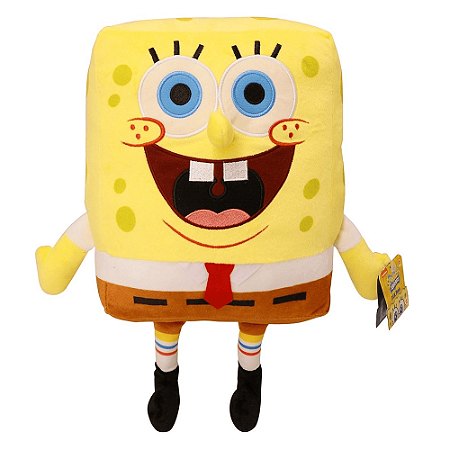 Pelúcia Bob Esponja 35cm - BR1221 -Multikids