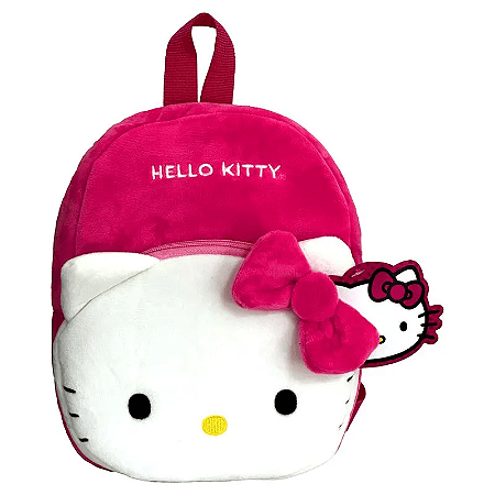 Mochila Infantil de Pelúcia Hello Kitty - 2833 - Candide