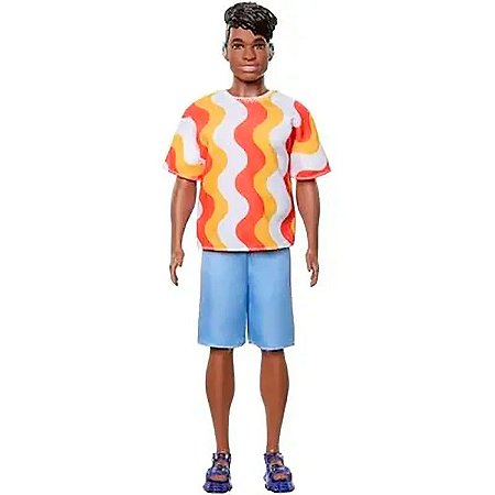 Boneco Ken Fashionista 220 C/ Aparelho Auditivo - DWK44 - Mattel