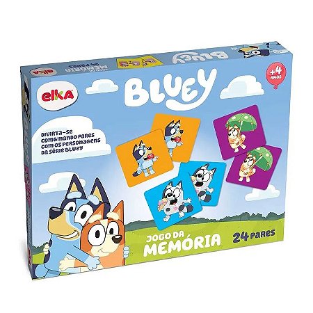 Jogo Da Memória Bluey - 1285 - Elka