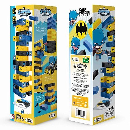 Caiu Perdeu Batman - 45 Peças - 792407 - Pais e Filhos