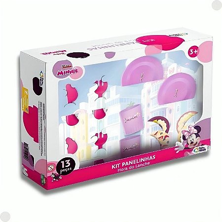 Kit Panelinhas Hora Do Lanche Minnie - 792429 - Pais e Filhos