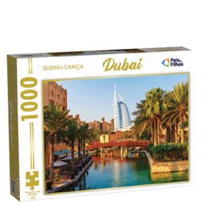 Quebra Cabeça Dubai - 1000 Peças - 792467 - Pais e filhos