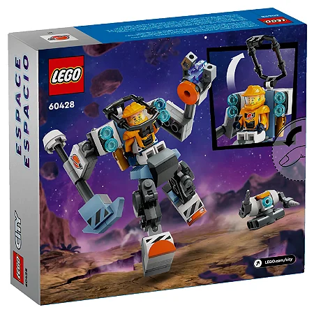Lego City - Robô de Construção Espacial - 140 Peças - 60428