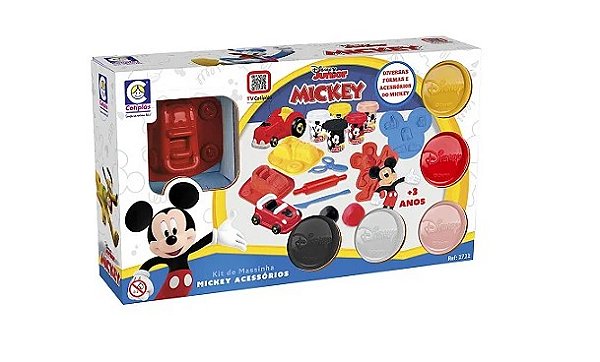 Massinha Mickey Kit Acessórios Disney - 2722 - Cotiplás
