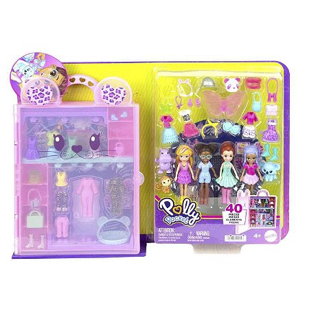 Polly Pocket Super Armário De Animais - HKW11 - Mattel