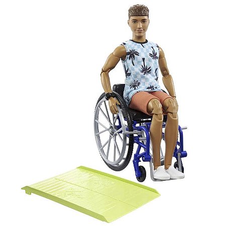 Barbie Fashionista Boneco Ken Cadeira de Rodas - HJT59 - Mattel