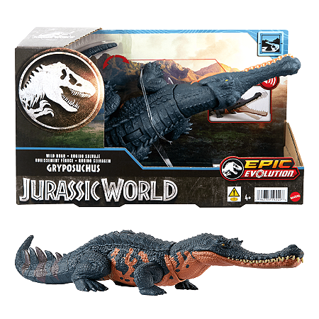 Jurassic World Dinossauro Gryposuchus - HTK71 - Mattel