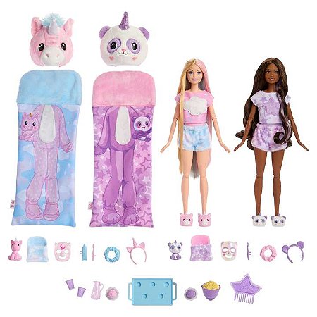Barbie Cutie Reveal Conjunto Festa do Pijama HRY15 - Mattel