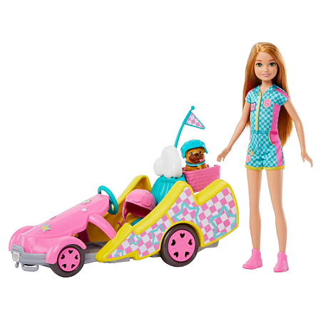 Boneca Barbie Com Kart-Stacie ao Resgate - HRM08 Mattel