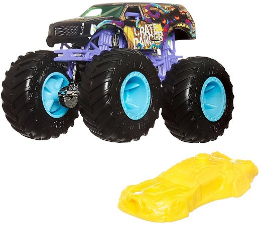 Hot Wheels Monster 1:64 Trucks Crate Danger - FYJ44/HTM61 - Mattel